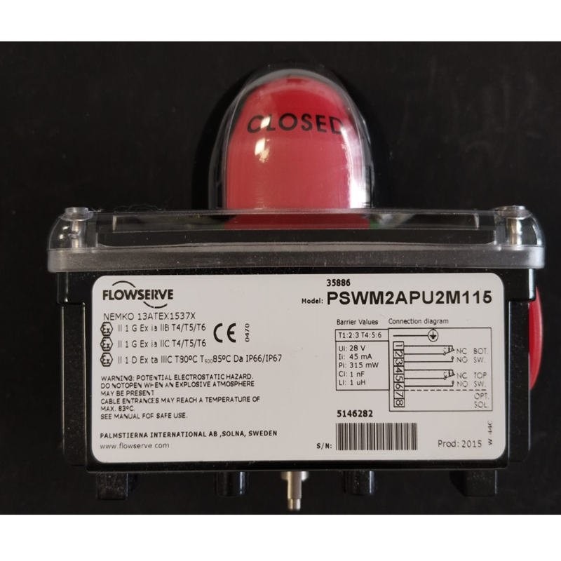 FLOWSERVE PSWM2APU2M115 SWITCH BOX