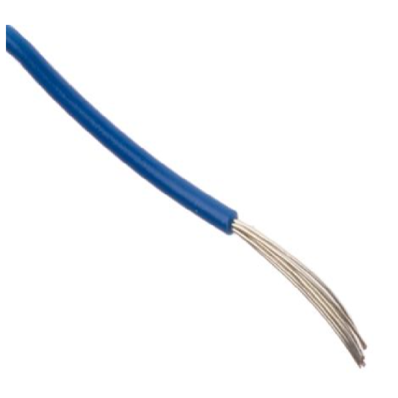 ALPHA WIRE 3250 BL005 Wire, Connection Cable, UL1061, Blue, 24 AWG, 0.23 mm², 7 x 0.2 mm, 100 ft, 30.5