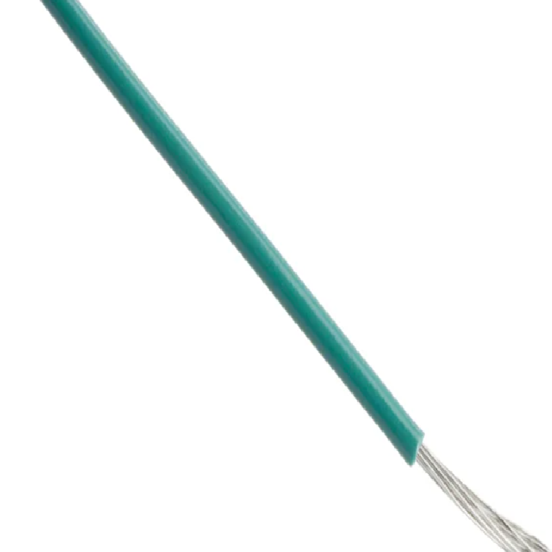 ALPHA WIRE 5854 GR005 Wire, Connection Cable, Green, 24 AWG, 0.242 mm², 19 x 0.127 mm, 100 ft, 30.5 m