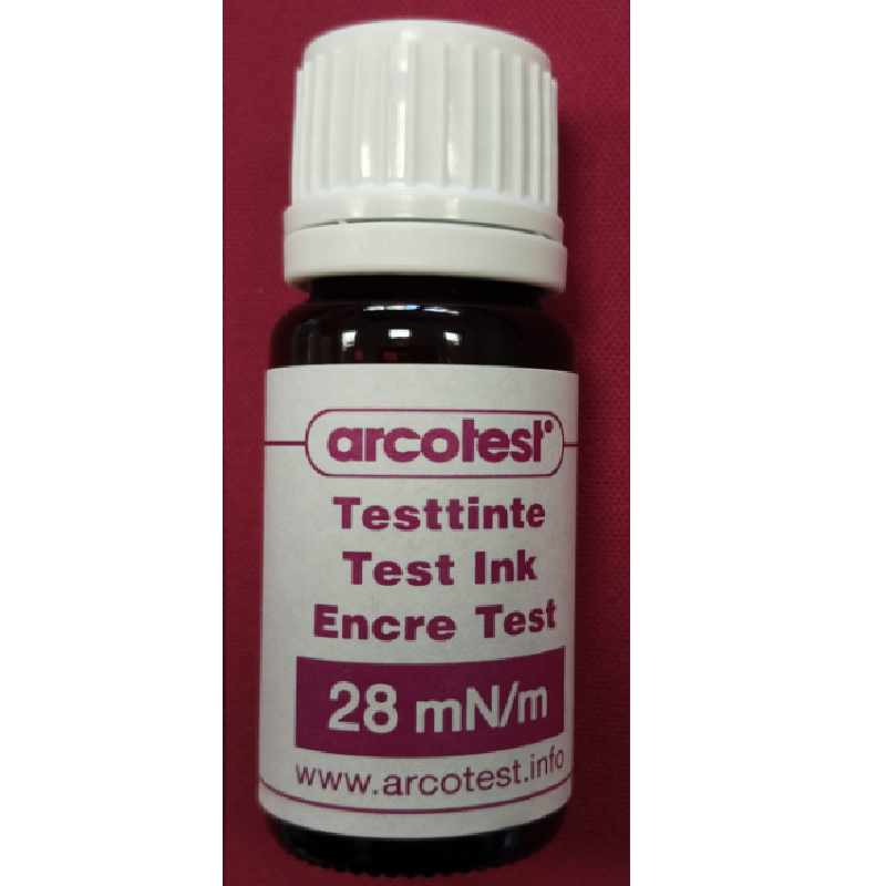 ARCOTEST 40.60128.0 Testtinte, 10 ml, 28 mN/m, PINK