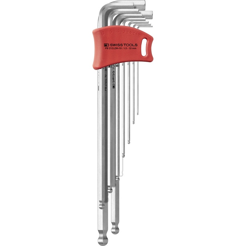 PB SWISS TOOLS PB 212 L DH 10 Ball-End Keys