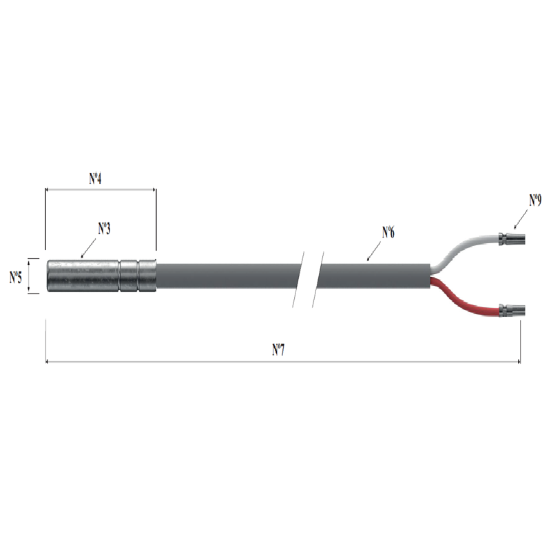 ELIWELL SN7S0A1500 IST PTC KTY 82-121 1K PTC-TEMPERATURSENSOR