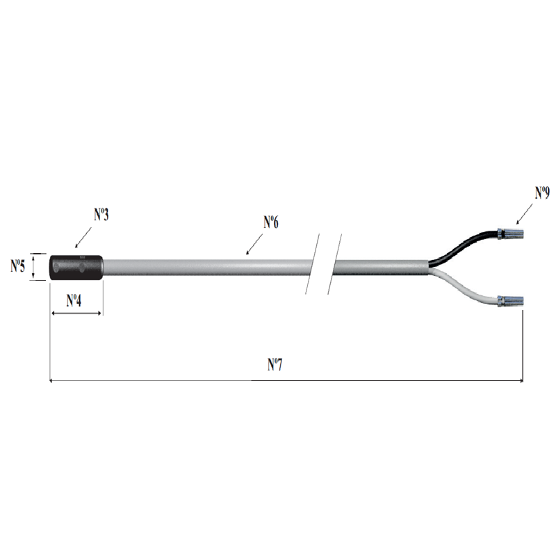 ELIWELL SN8DED12002C0 NTC-TEMPERATURSENSOR