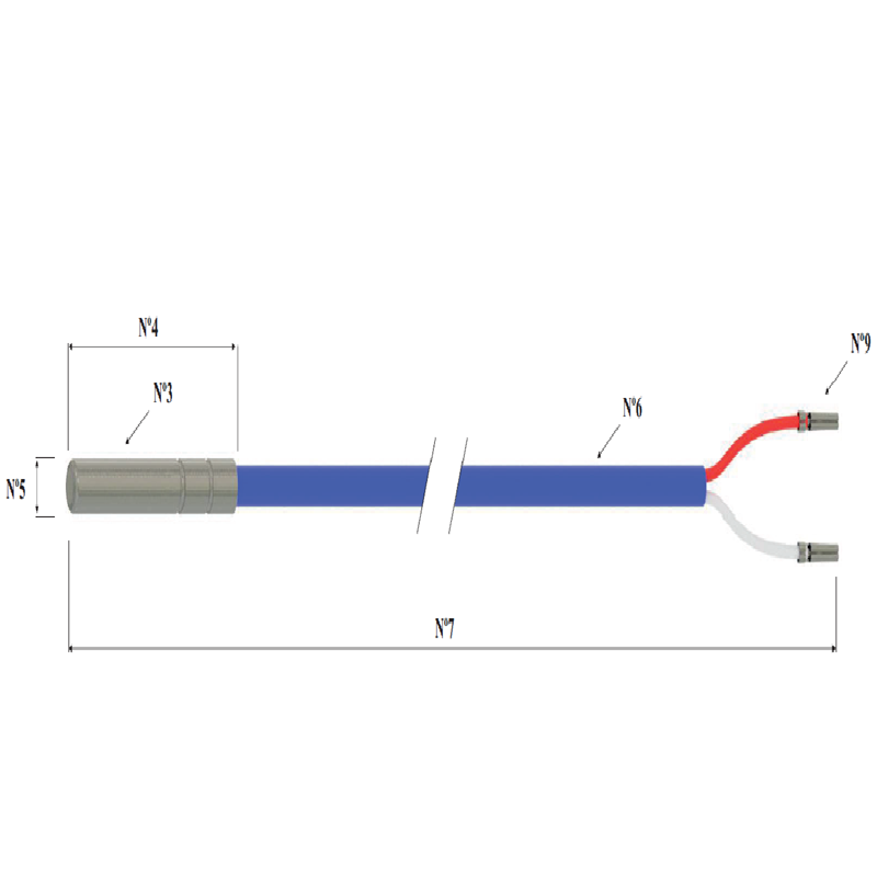ELIWELL SN8S0A3000 NTC TEMPERATURSENSOR